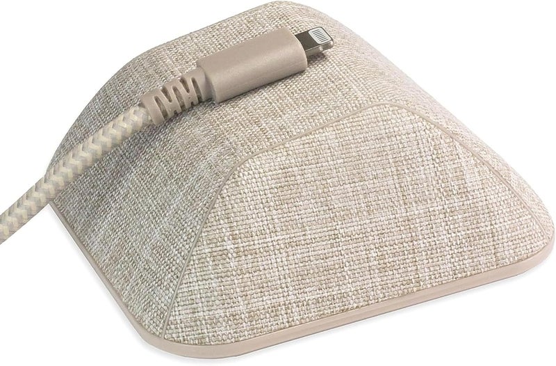 Smartish ® Magnetic Cord Holder - Cable Wrangler Organizer with Magnet Clips for Charger Management on Desktop, Nightstand for USB-C + Lightning - Lightly Toasted Beige - Image 1